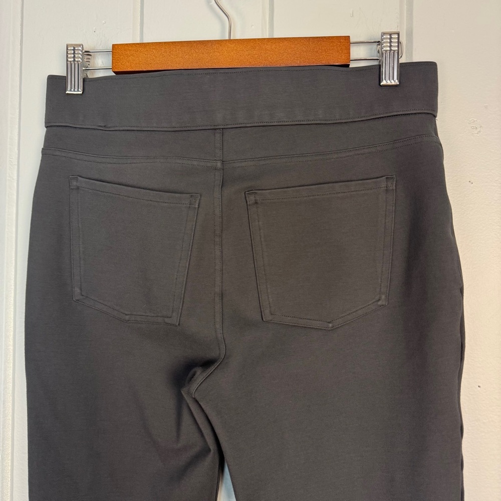 Spanx The Perfect Ankle‎ Pants 4 Pocket Style Charcoal Gray Size L - Picture 9 of 13